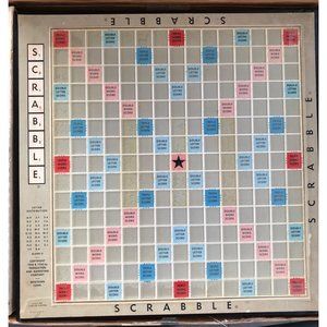 1954/55 Selchow & Righter #71 Deluxe Turntable Scrabble Game